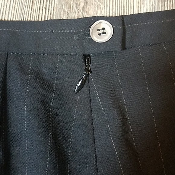 Max Mara Pinstripe Wool Skirt - Picture 3 of 6